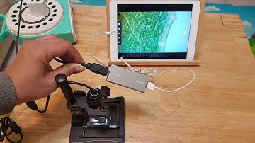 USB Microscope turn wire lightning for iOS iPad iPhone