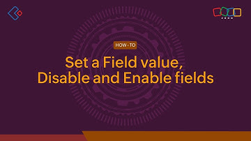 How to set default field values and disable/enable fields in a Zoho Creator form?
