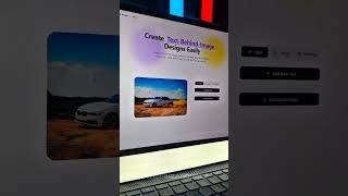 how to edit Text behind image.  #graphicdesigner #editing #imagetool #shortsfeed #website #ytshorts