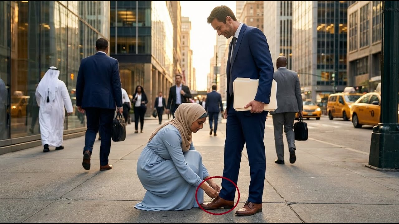 فتاة فقيرة تترك مقابلة عملها لمساعدة رجل - اتضح أنه ملياردير عربي يملك شركة،وهذا غيّر حياتها..