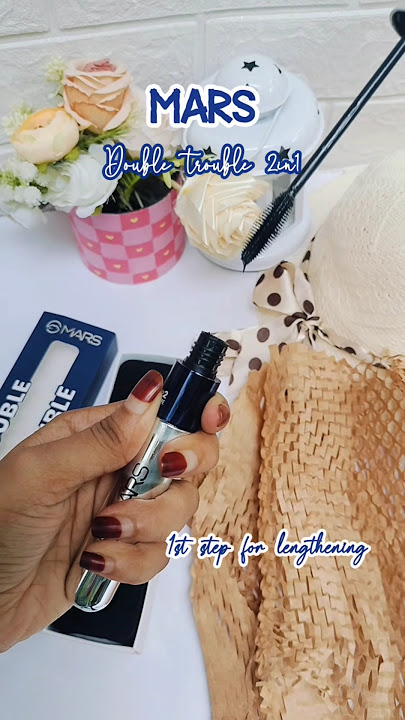 Mars double trouble Mascara 2 in 1 review 🙂#hyped #mascara #youtubeshorts #fyp #like