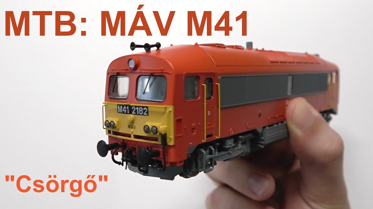 Modellbemutató: MTB MÁV M41 2182 
