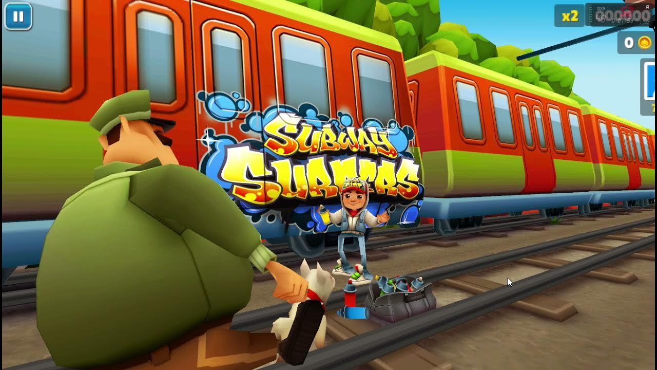 вагон сабвей серф. игра про полицейского с собакой. сабвей сёрф 2012. игра сбежать от милиционера. игра бегает полицейский.