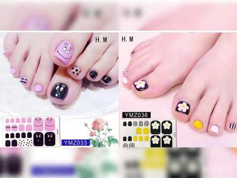 เพ้นเล็บเท้า สวยๆ