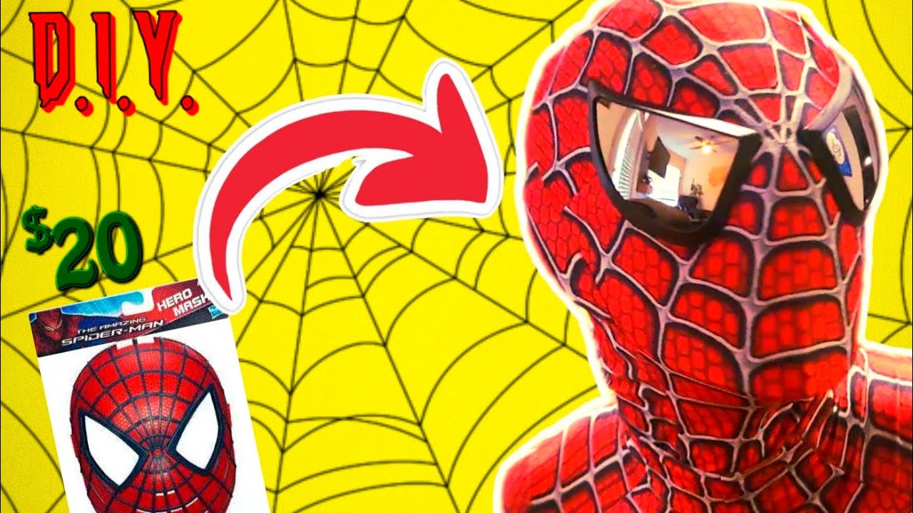 how-to-make-a-spider-man-faceshell-part-2-youtube