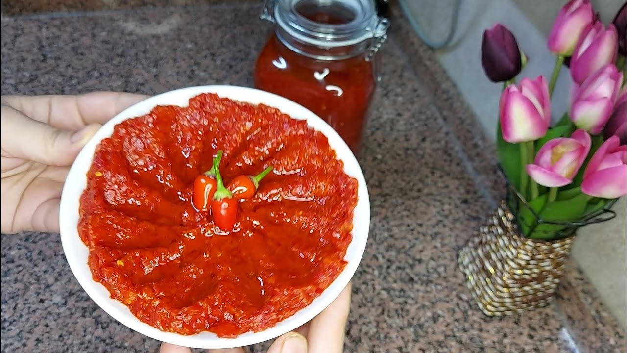 طريقة عمل الشطة / طريقة عمل دبس فليفلة بساعة فقط بدون تشميس 👌🏻