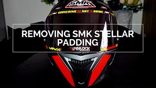 HOW TO REMOVE INTERNAL PADDING FOR SMK STELLAR HELMET