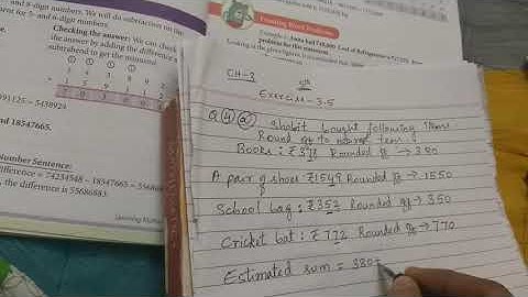 Class-5 Maths Addition and Subtraction Exercise-3.5 Q4