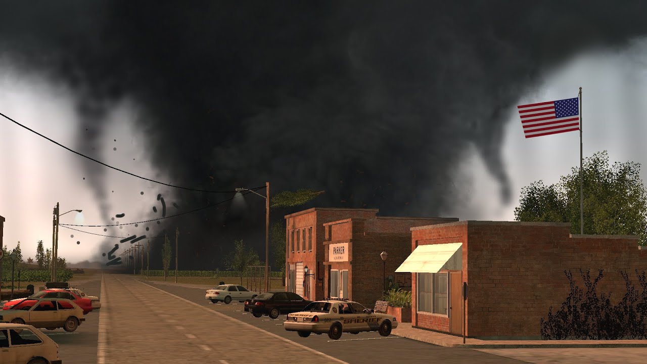 Tornado vs Town - GMod gDisasters