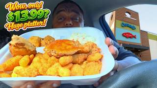 Captain D's ULTIMATE PLATTER for ONLY $13.99?! 🤯 Is This the Best Seafood Deal in Town? | Review
