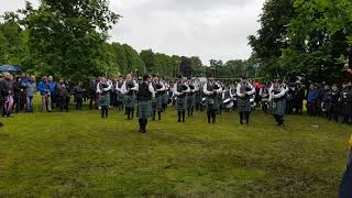 Inveraray &amp; District Pipe Band Tuning @ UK Championships 2019