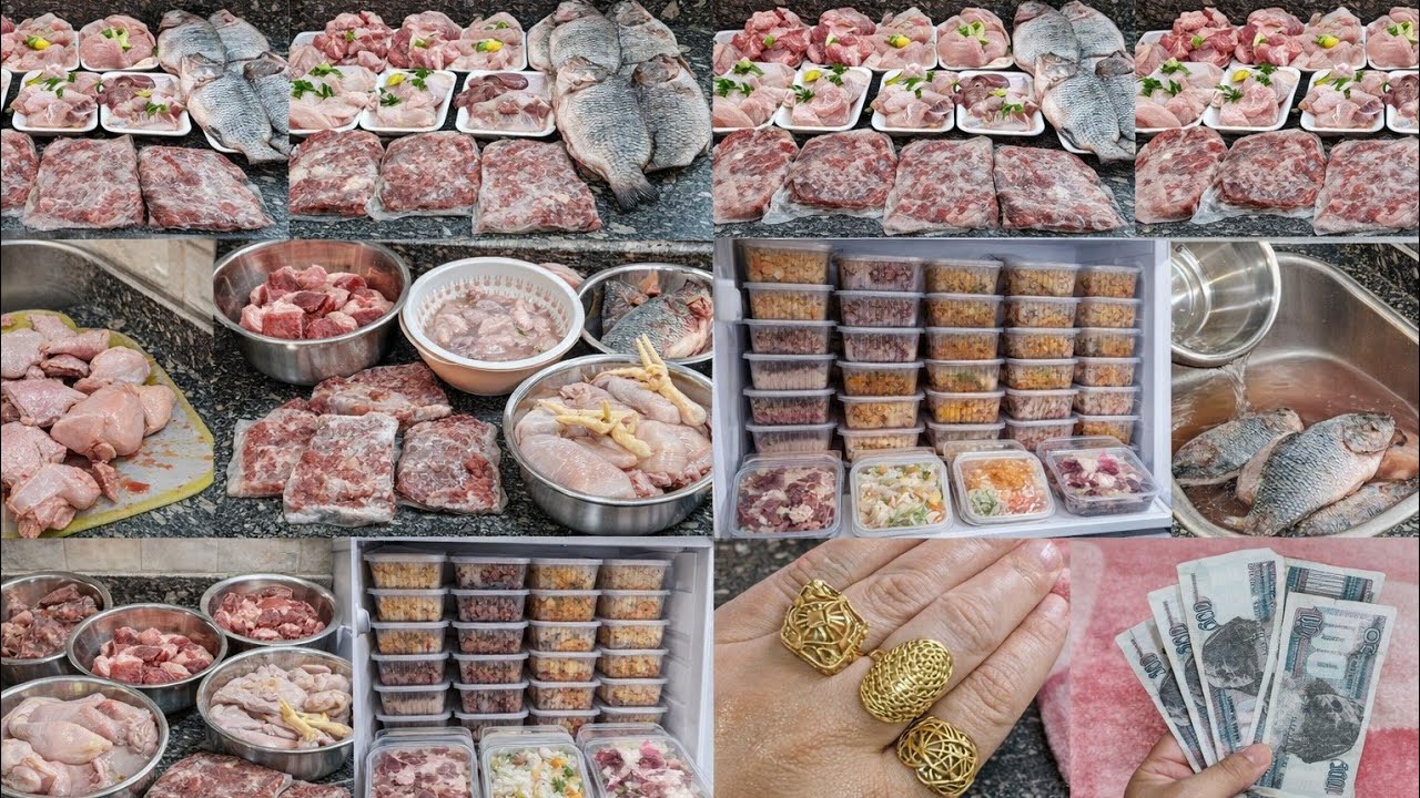اقسم بالله ميزانية تعمر البيوت 📢 لحوم وفراخ للشهر كله بمبلغ ما يتصدقش👌بدون حرمان شطارة مش بخل!