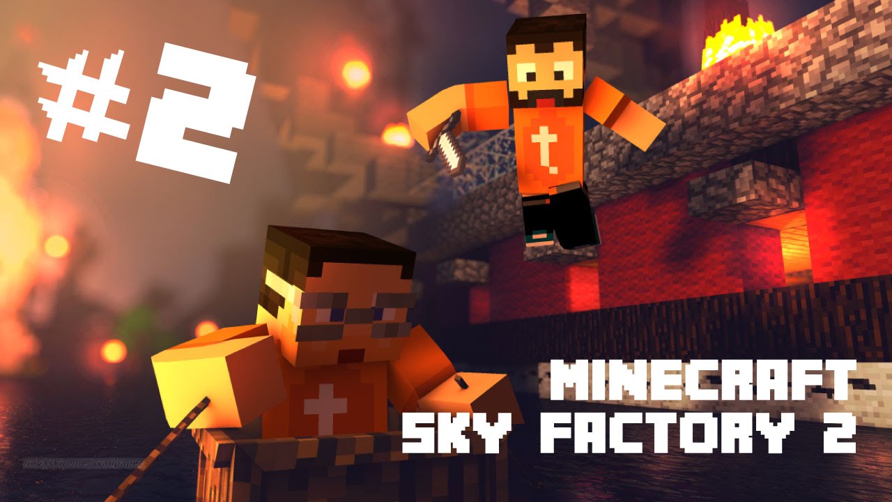 İlk Cobblestone - Minecraft Sky Factory 2 - Bölüm 2 - YouTube