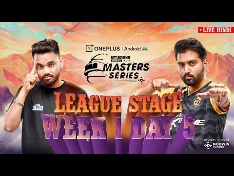 [HINDI] 2025 OnePlus Android BGMS Season 4 | League Week 1 - Day 5