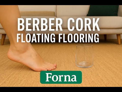 YouTube Description: Berber Cork Floating Flooring | Forna Cork