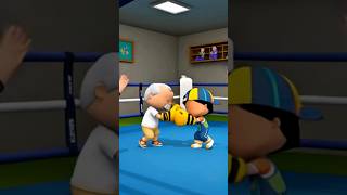 Pepee Ve Dedesi Boks Maçı Yapıyor