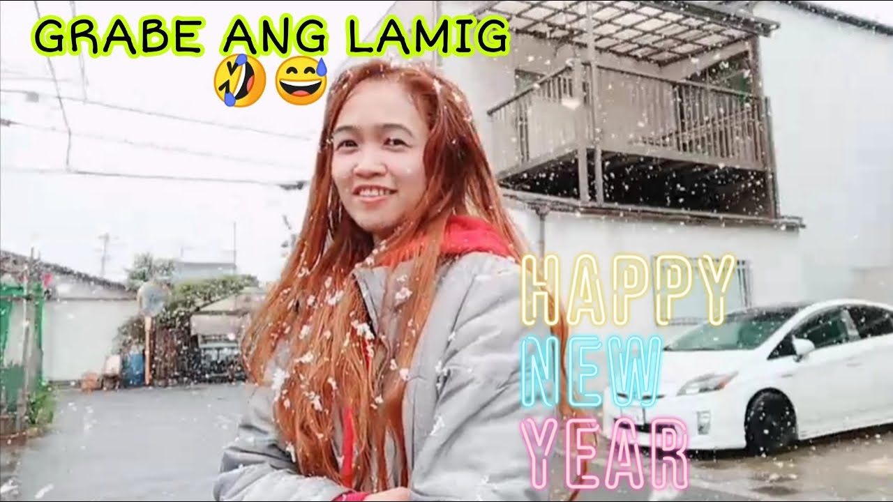 Unang Patak Ng Snow Aichi Happy New Year Everyone Youtube
