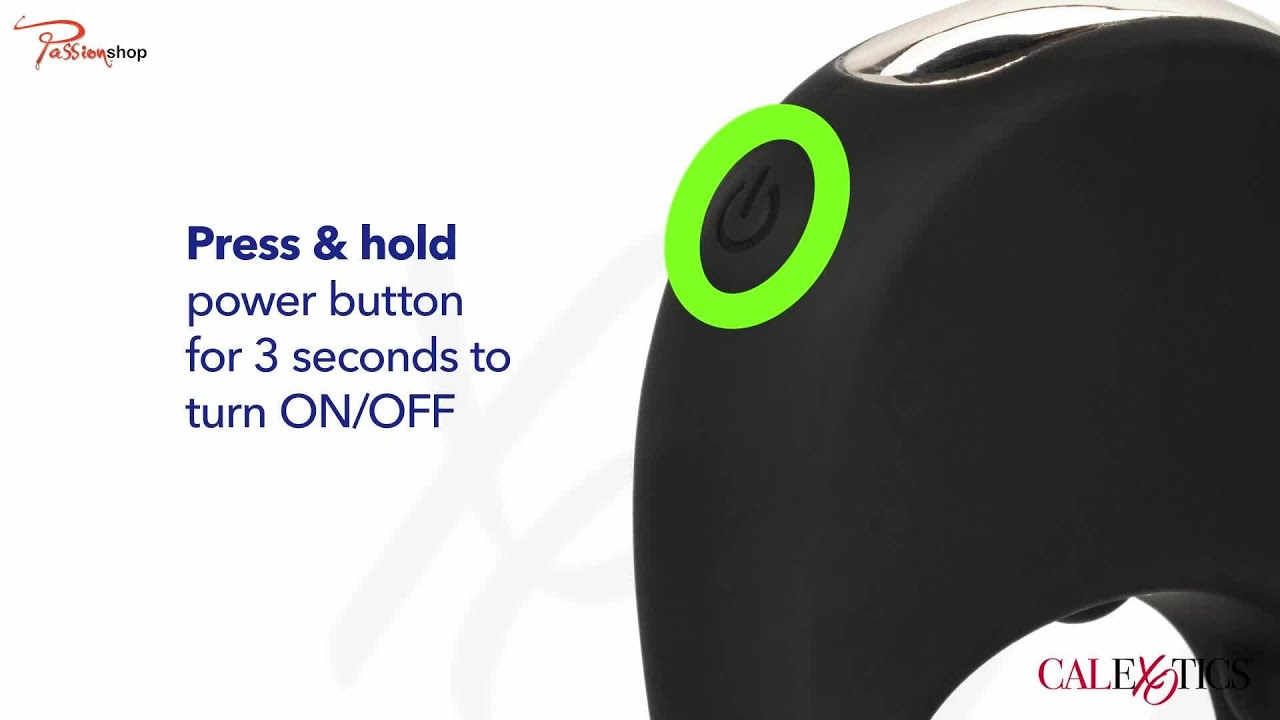 Couple's Enhancers Silicone Rechargeable Pleasure Ring Demo | SE-1841-07-3