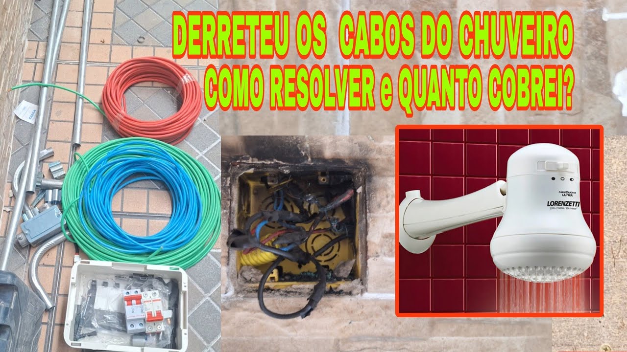 FIZEMOS O CIRCUITO DO CHUVEIRO DO CLIENTE. QUANTO COBREI?