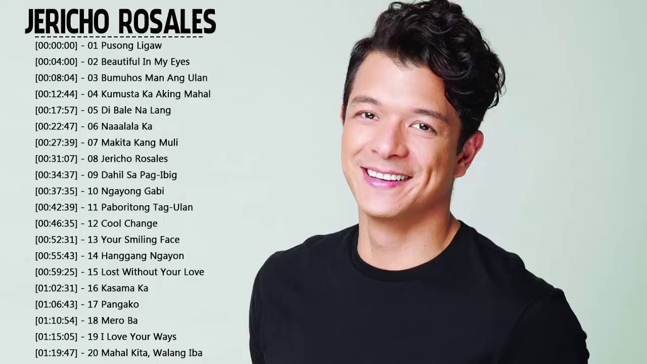 Jericho Rosales Nonstop Songs 2018   Best OPM Tagalog Love Songs Of All Time