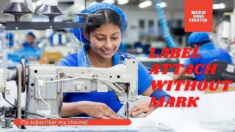 Label attach without a mark, process improvement