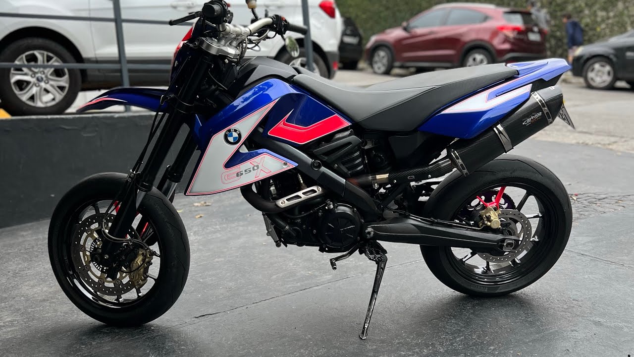 FIZ UMA SURPRESSA PRA MINHA NAMORADA E INSTALEI UM ESCAPAMENTO NA MOTO DELA | BMW G 650X SUPERMOTO