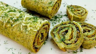 You won't fry the zucchini anymore! Everyone will be delighted! Zucchini Roll #015