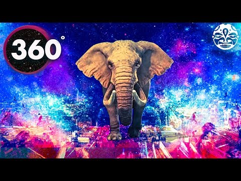 360 Elephant Space Walk Video - Mind Chill - 10 Minute Chill Out Music Mix