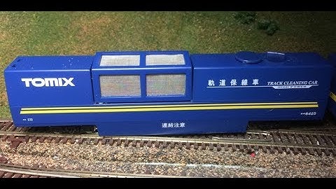 Project N Scale DCC Install in Tomix 6425 Track Cleaner