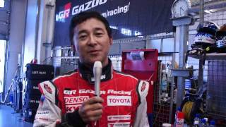 木下選手の走行後インタビュー