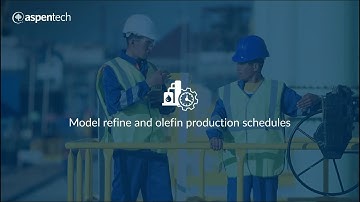 Model refinery and olefin production schedules using Aspen Petroleum Scheduler™