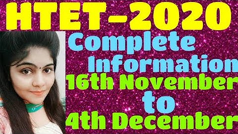 HTET-2020 | Registration | Fee-Structure for level1(PRT) , level2(TGT), and level3(PGT)