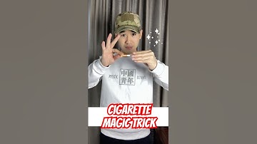Revealed cigarette magic trick