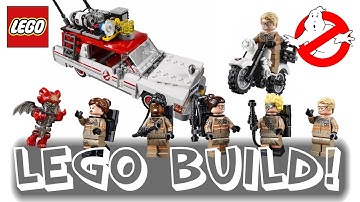 Lego Ghost Busters Ecto-1 & 2 75828| Time-lapse Build / Unboxing & Review!