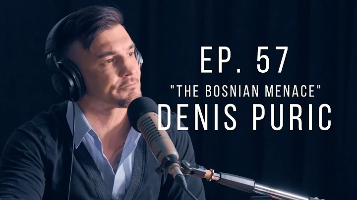 'The Bosnian Menace' Denis Puric.