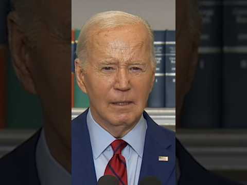 Biden breaks silence on anti-Israel protests #shorts