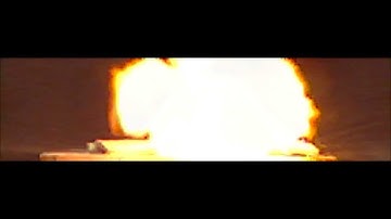 Slow Motion - Spark Testing of Solid Rocket Propellant