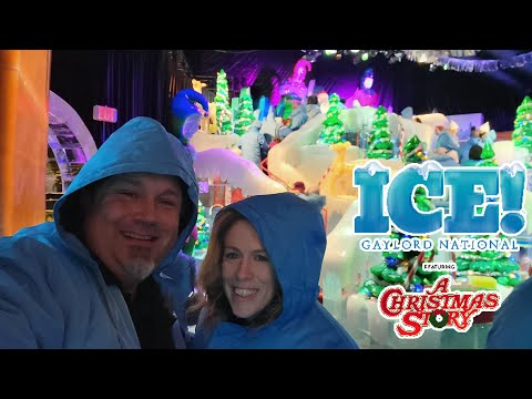 Video: ICE! Christmas ntawm Gaylord National Resort