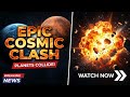 Epic Cosmic Clash: Planets Collide!