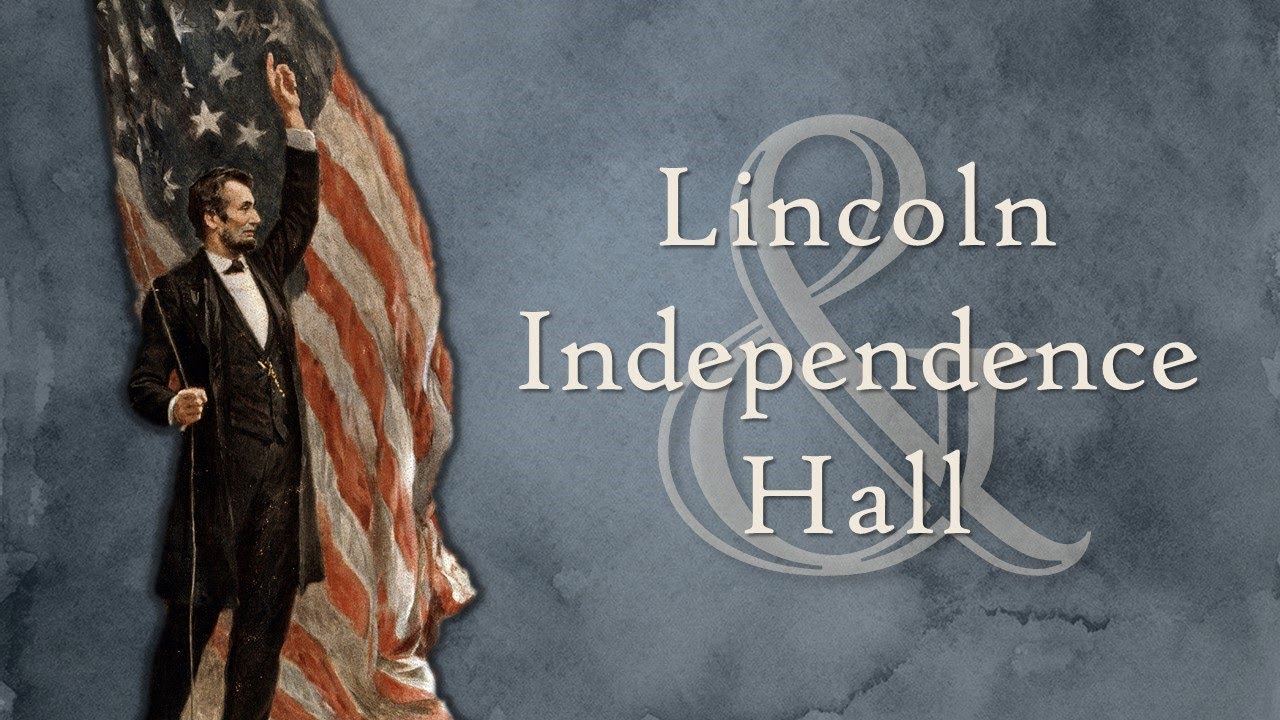 Abraham Lincoln Raises the Flag at Independence Hall