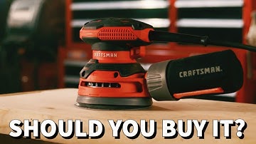 CRAFTSMAN 5" Random Orbital Sander Review, Overview, and Features! (CMEW231)