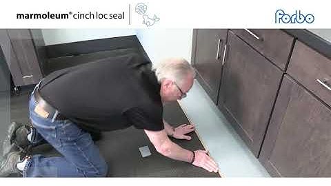 Marmoleum CinchLoc Seal Installation | Forbo Flooring Systems