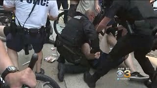 Nearly 30 Arrested After Chaos Ensues When Some Immigration Policy Protesters Clash With Police