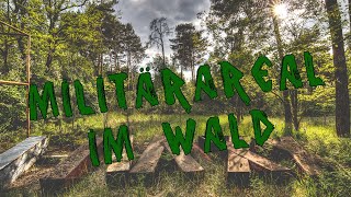 Militärareal im Wald