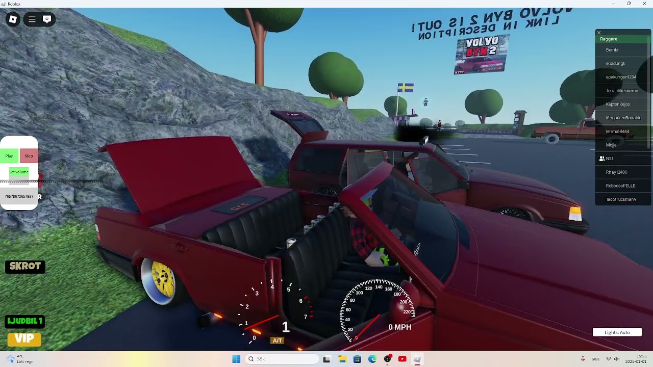 spelar volvo byn med truckspoter sweden /herman