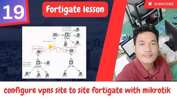 19 How to configure vpns site to site fortigate with mikrotik