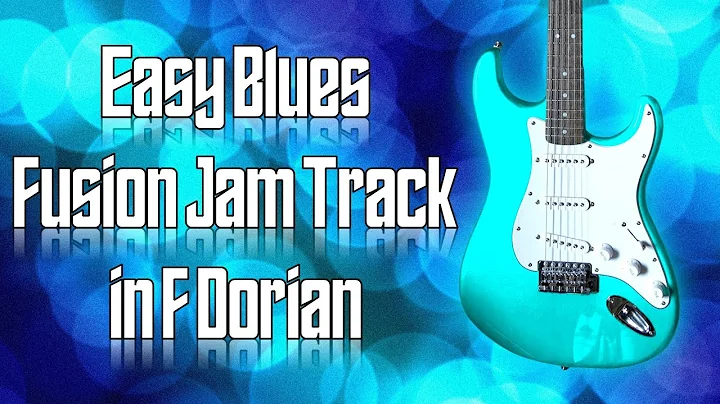 Easy Blues Fusion Jam Track in F Dorian 🎸 Guitar Backing Track