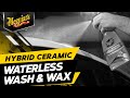Meguiar’s Hybrid Ceramic Waterless Wash &amp; Wax - Waterless Car Wash for a Slick, Protective Barrier