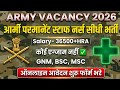 Army Staff Nurse Vacancy 2026💥ECHS Nursing Assistant Vacancy 2026💥Army Recruitment 2026|Nursing 2026