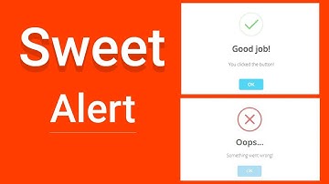 Sweet Alert JavaScript Library [Urdu/Hindi]